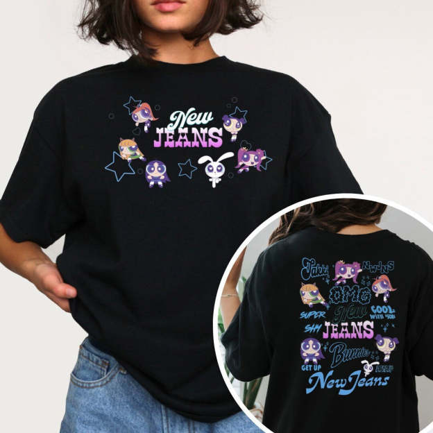 NEWJEANS X POWERPUFF GIRLS Get Up Tee