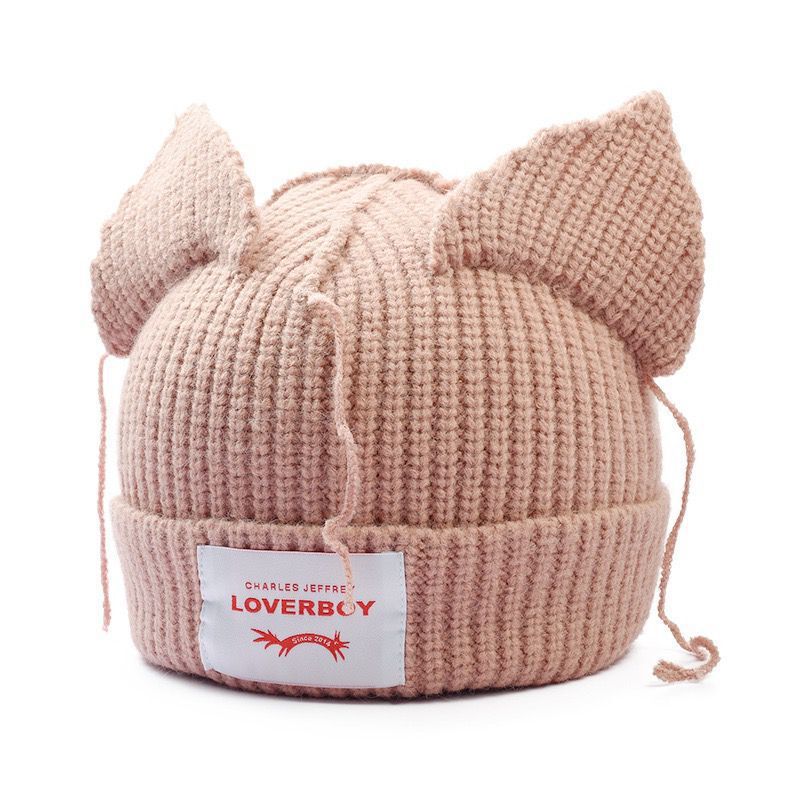 BE the sun cat ears wool knit hat-DK HOSHI Seventeen