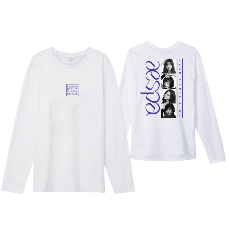 Aespa Synk Hyper Line Longsleeve Shirt-Aespa