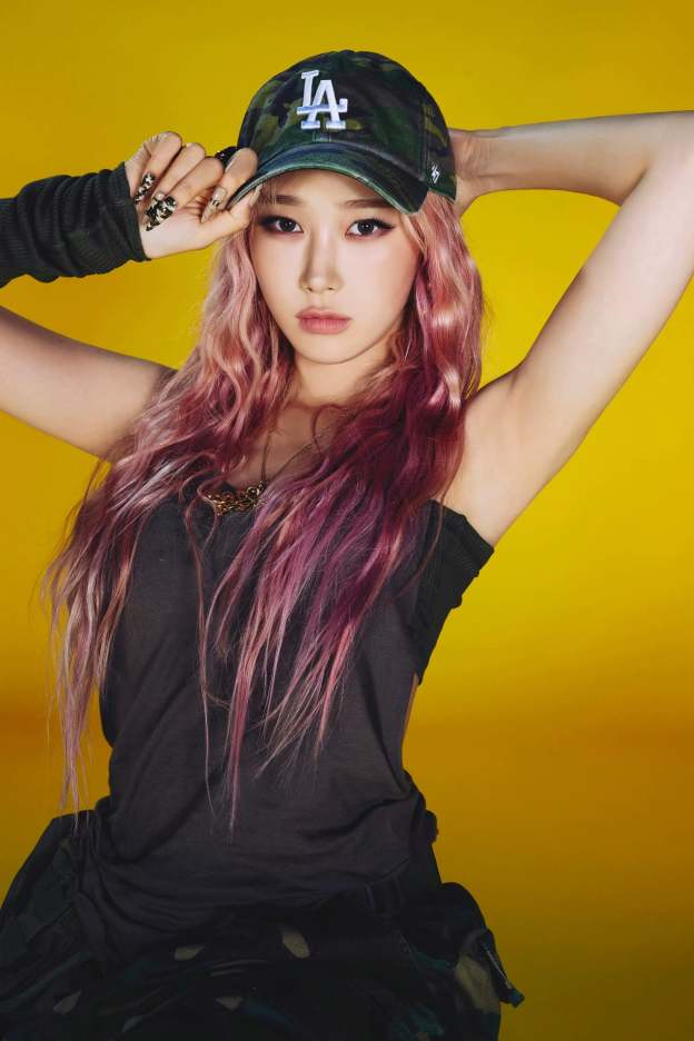 Whiplash camouflage workwear tanks pant set-giselle-aespa