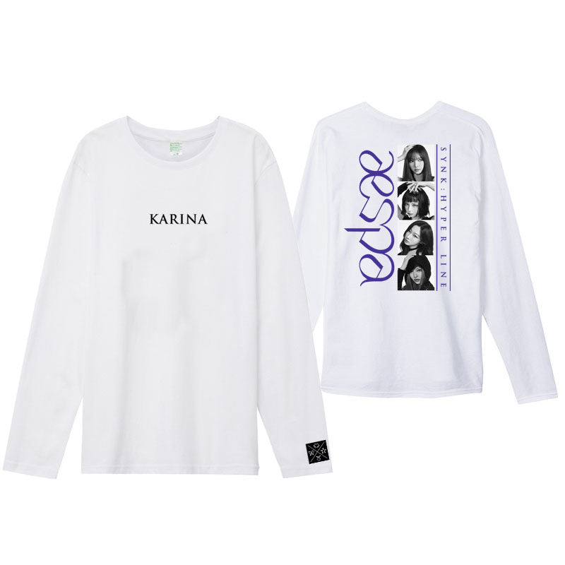 Aespa Synk Hyper Line Longsleeve Shirt-Aespa