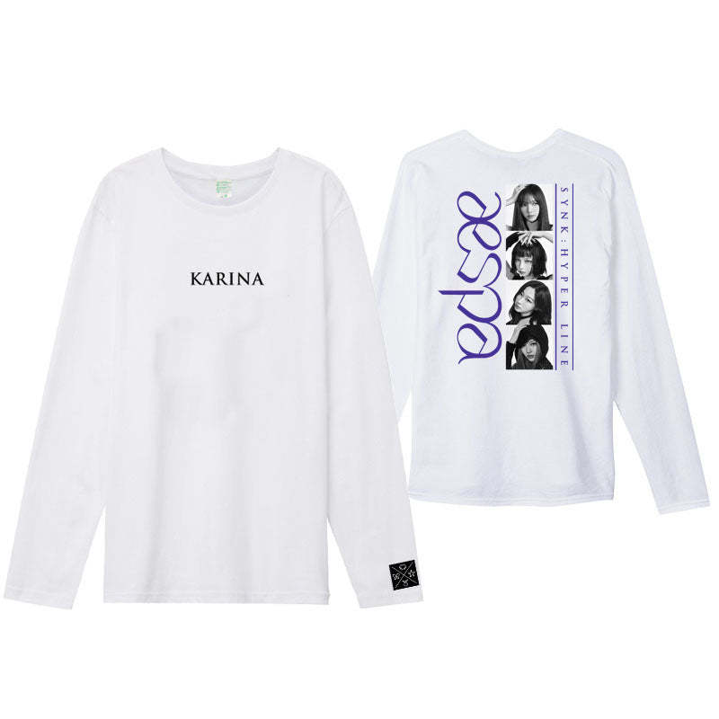 Aespa Synk Hyper Line Longsleeve Shirt-Aespa
