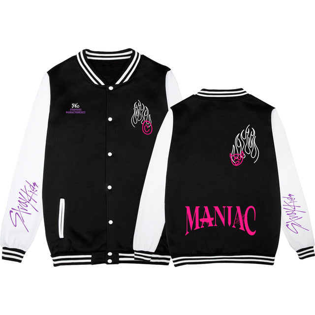 STRAYKIDS Maniac Maxident Varsity Jacket