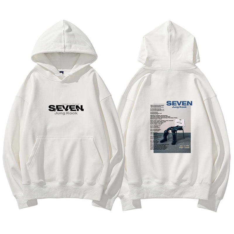 JUNGKOOK SEVEN Album Print Sweatshirt hoodie- JUNGKOOK -BTS