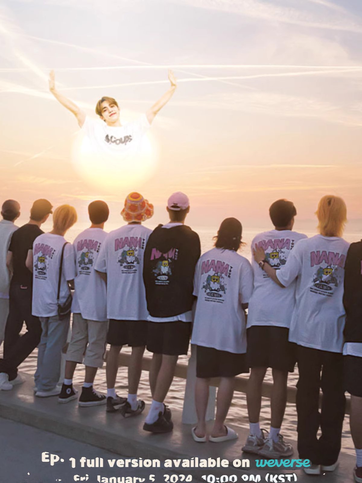 NanaTour Zip Up Hoodie-Seventeen