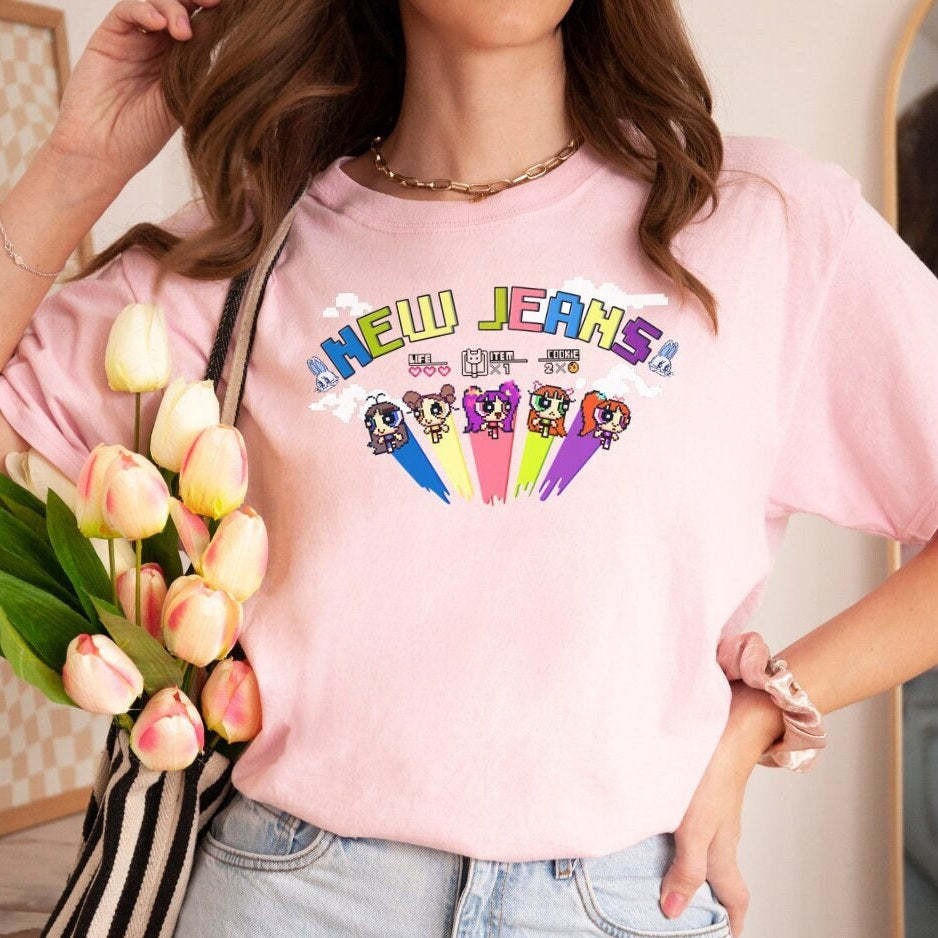 NEWJEANS X POWERPUFF GIRLS Get Up Tee