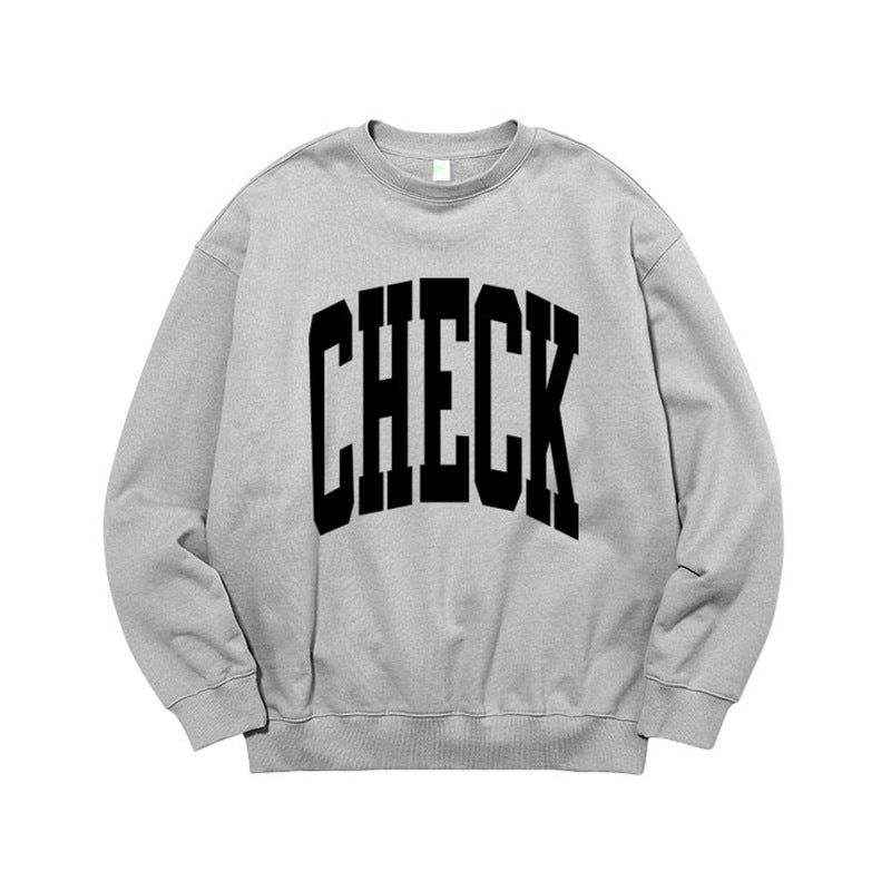 Check Gray Puppy Print Sweatshirt-Hwang Hyunjin-Straykids