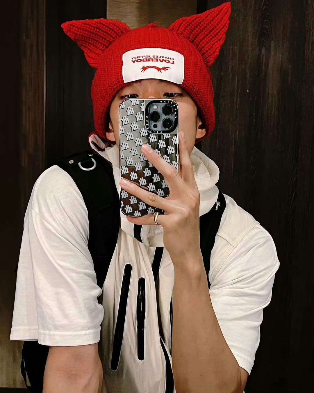 BE the sun cat ears wool knit hat-DK HOSHI Seventeen