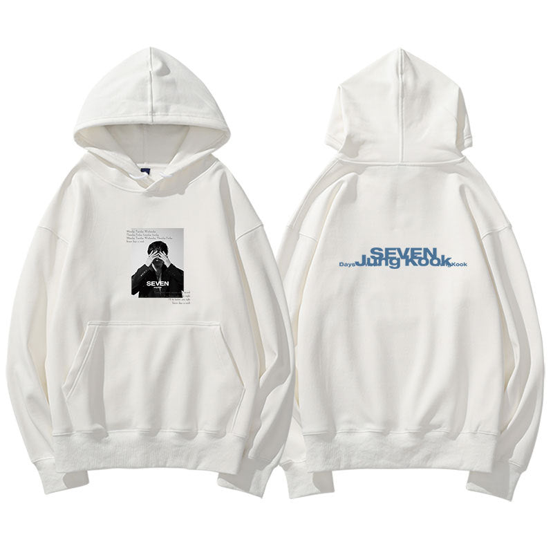 JUNGKOOK SEVEN Album Print Sweatshirt hoodie- JUNGKOOK -BTS