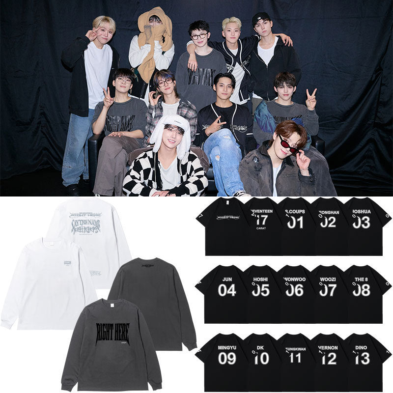 SEVENTEEN RIGHT HERE Concert T-shirt-SEVENTEEN