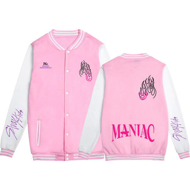 STRAYKIDS Maniac Maxident Varsity Jacket