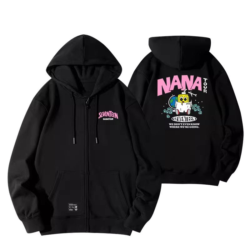 NanaTour Zip Up Hoodie-Seventeen