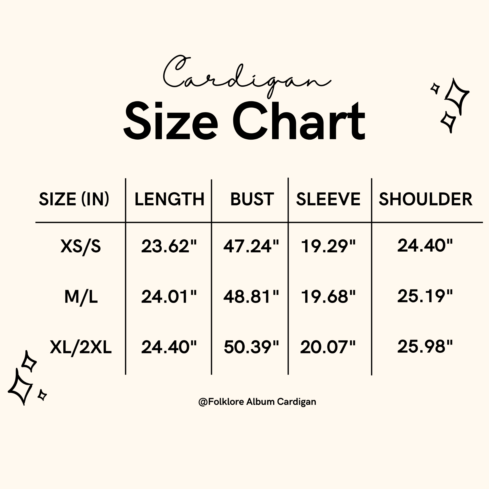 Taylors Version Folklore Cardigan