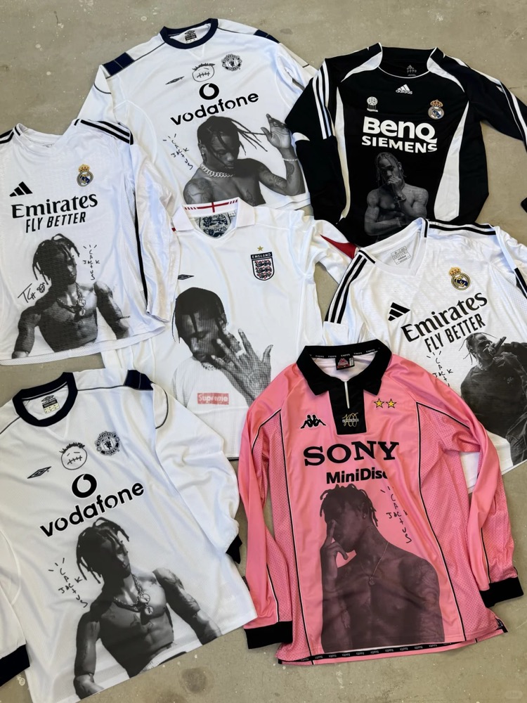 Travis Scott Long Sleeve custom Remake Jersey 