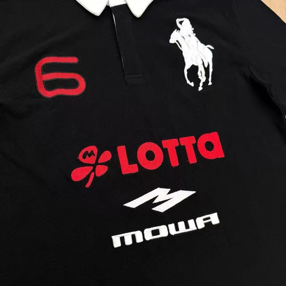 Enhypen Jake inspired Angel Horse Embroidered Vintage Polo Shirt