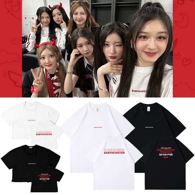 BABYMONSTER 2024 'SEE YOU THERE' Fan Meeting Official T-Shirt