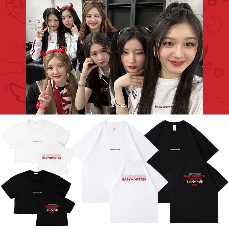 BABYMONSTER 2024 'SEE YOU THERE' Fan Meeting Official T-Shirt