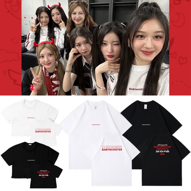 BABYMONSTER 2024 'SEE YOU THERE' Fan Meeting Official T-Shirt