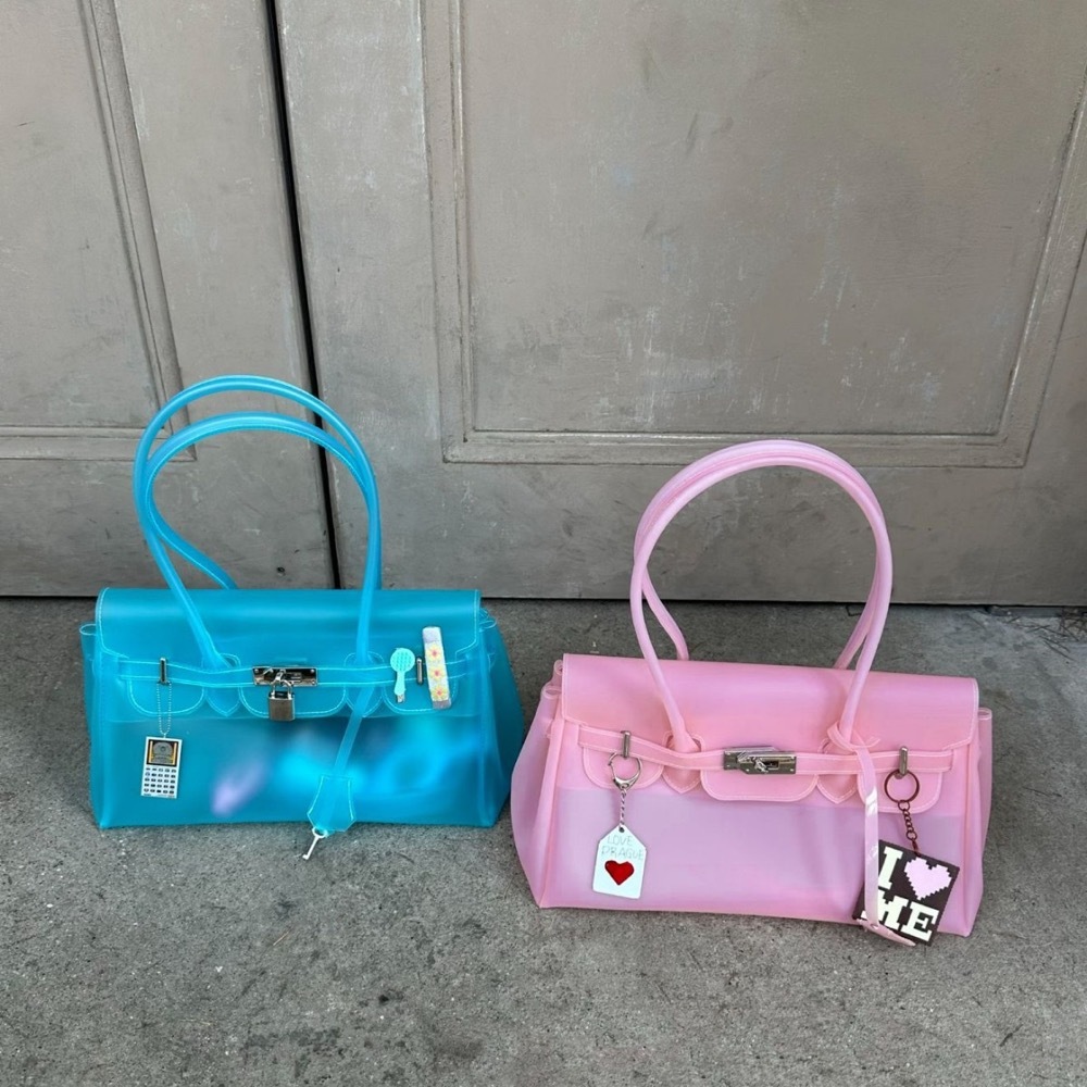 Horizontal Candy Color Jelly firkin bag Jelly bag