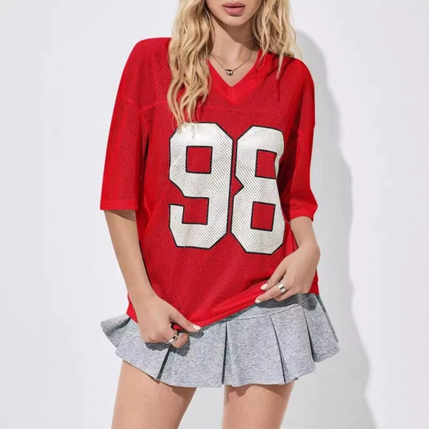 oversize loose jersey short sleeve short sleeve- Billie Eilish outfitinspiration