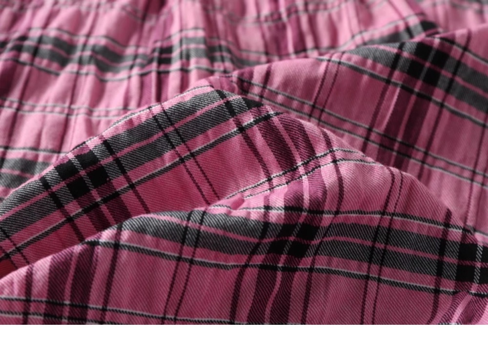 Pink Plaid Shirt Jacket-Hoshi Seventeen