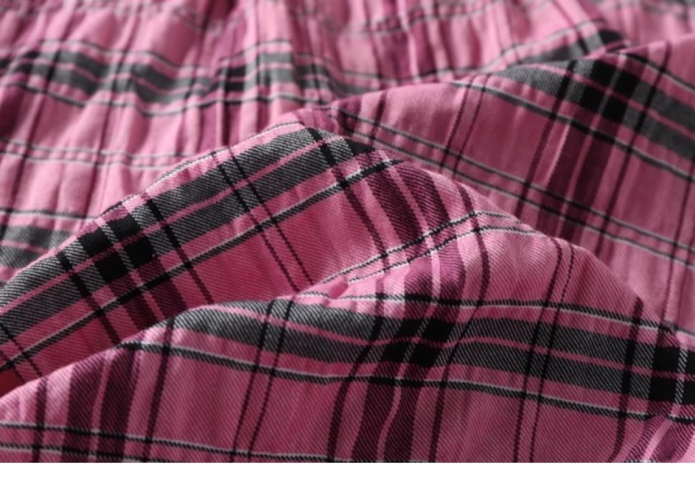 Pink Plaid Shirt Jacket-Hoshi Seventeen