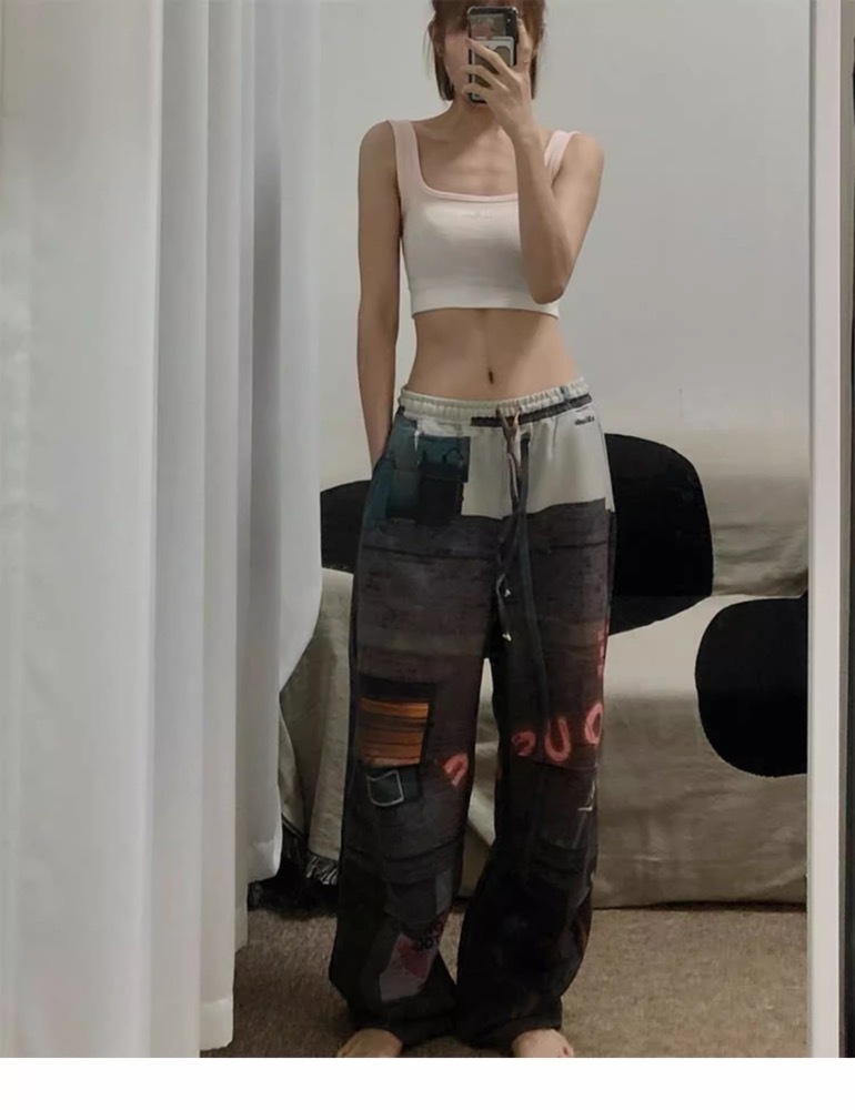 Got7 Jackson Wang Inspired Graffiti Track Pants