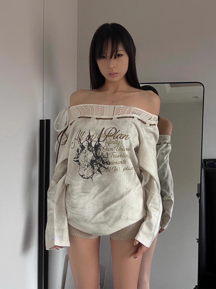 IVE Won Young Inspired Y2K Streetwear Long Sleeve T-Shirt