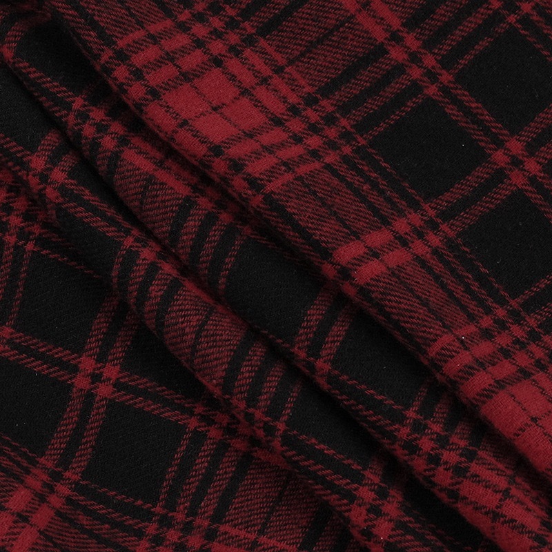 Red Plaid Sheath Dress--Straykids concert outfitidea for STAY