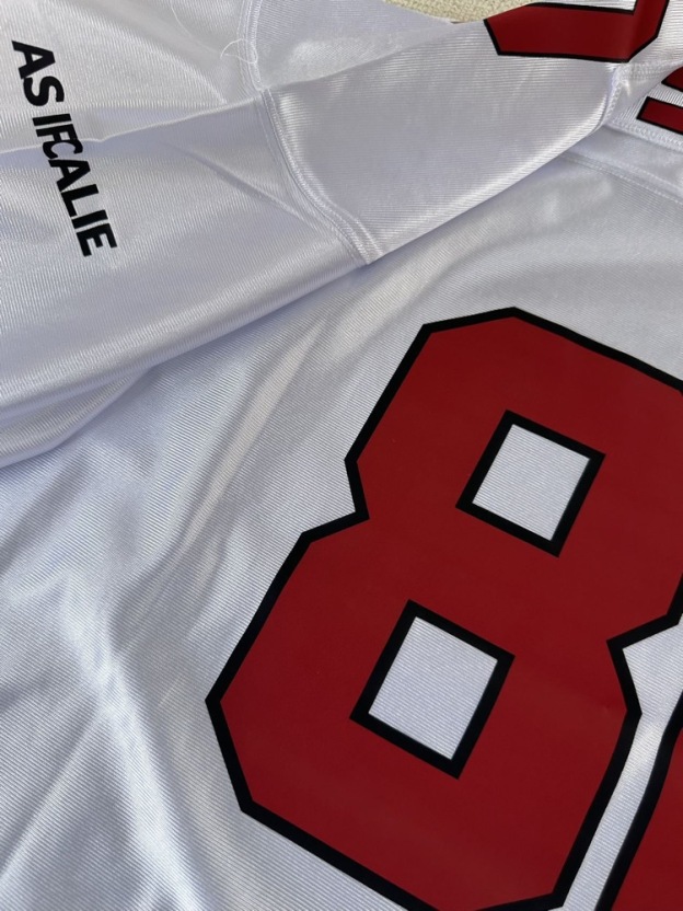 NewJeans Minji Inspired Patchwork Jersey Tshirt-NJZ