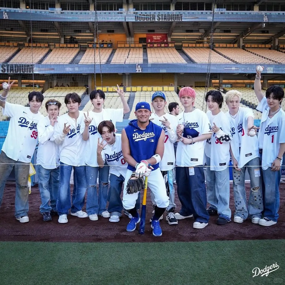 TREASURE-Inspired Custom Dodgers Baseball Jersey