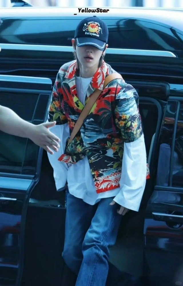 SEVENTEEN The8 Inspired Summer Print Shirt - XuMinghao