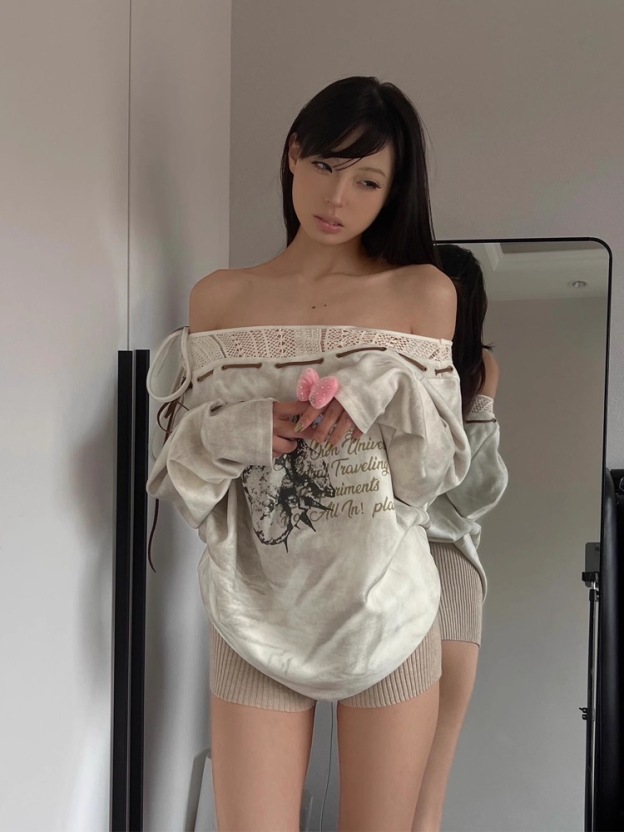 IVE Won Young Inspired Y2K Streetwear Long Sleeve T-Shirt