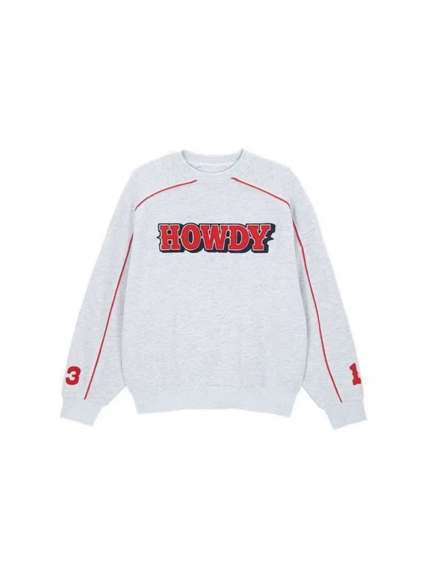 BLACKPINK Jennie & Aespa KARINA Inspired Letter Embroidery Oversized Sweatshirt 