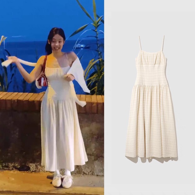 BLACKPINK Jennie inspired Vacation Long Dress 