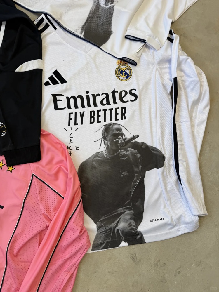 Travis Scott Long Sleeve custom Remake Jersey 