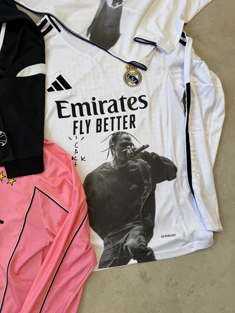 Travis Scott Long Sleeve custom Remake Jersey 