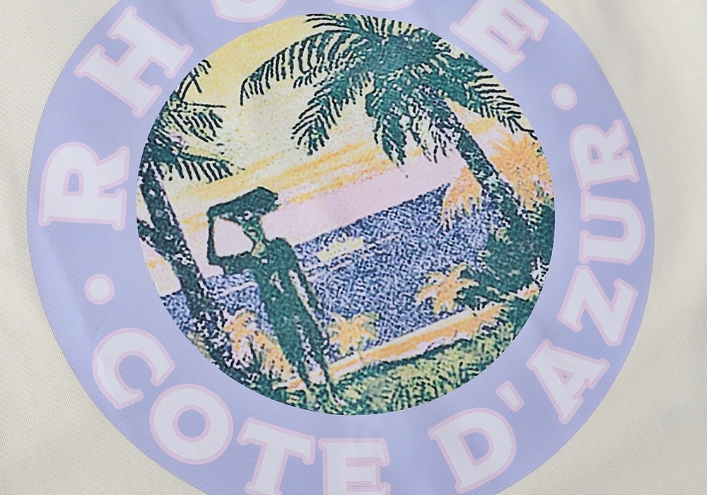 Enhypen NIKI inspired RHUDE sunset print tshirt-NI-KI