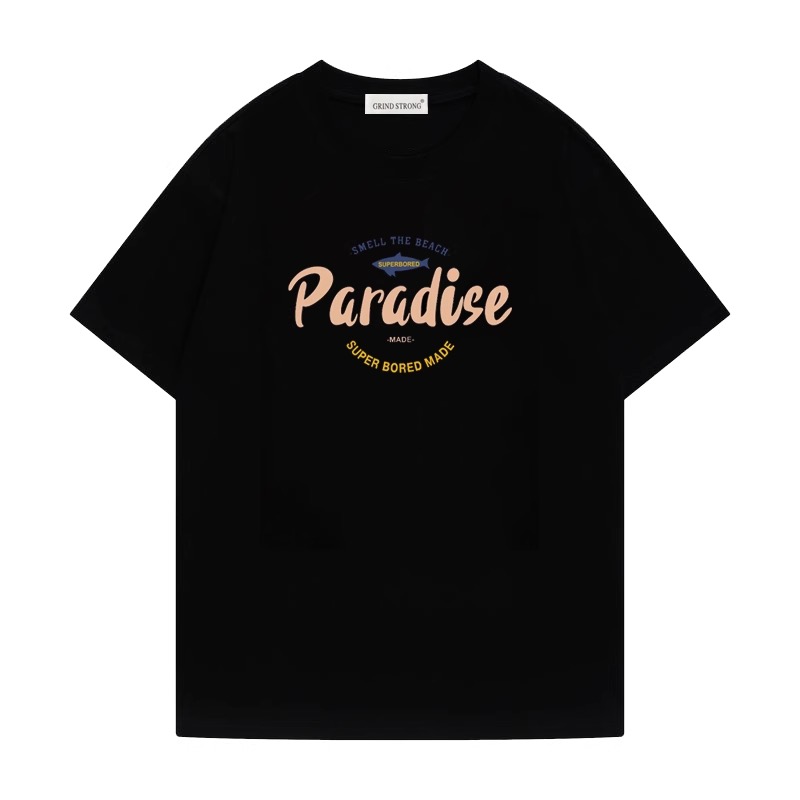 Seventeen Jeonghan inspired paradise black tshirt