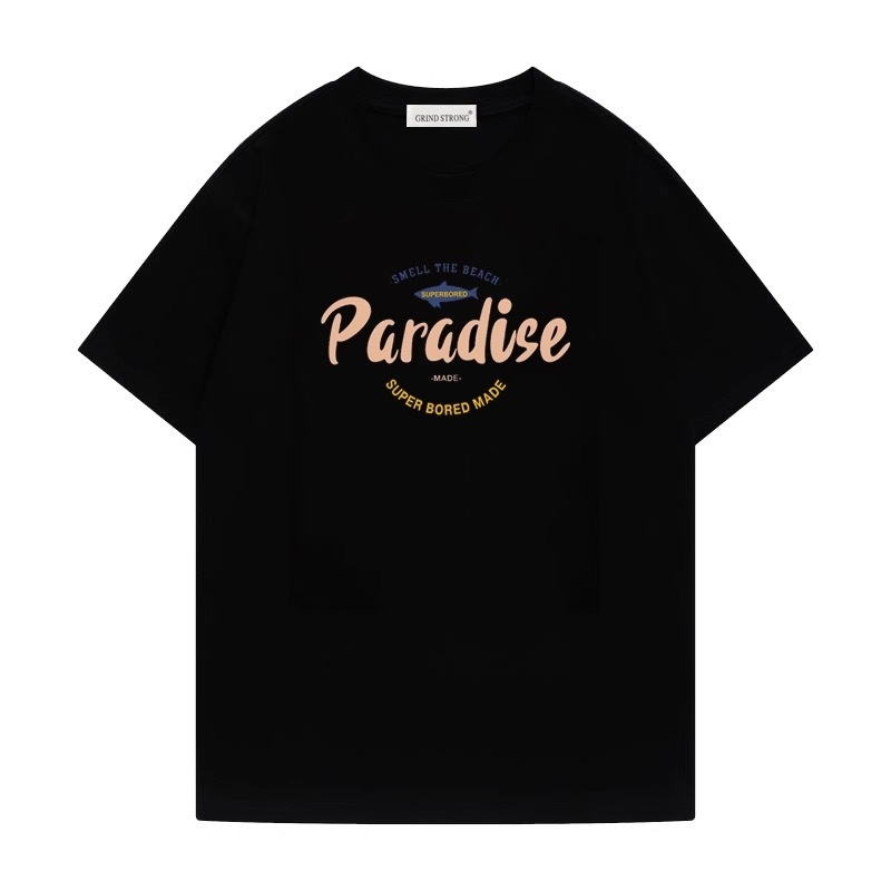 Seventeen Jeonghan inspired paradise black tshirt