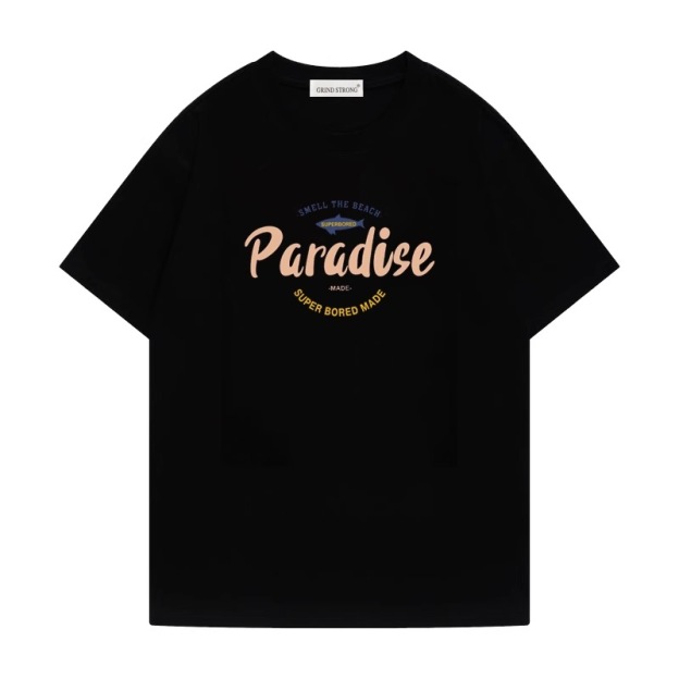 Seventeen Jeonghan inspired paradise black tshirt