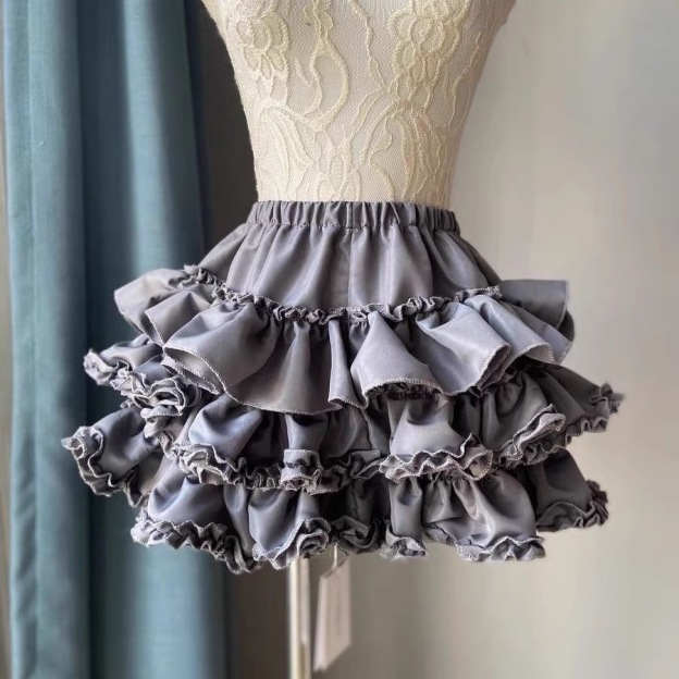 Y2K-Ballet Punk Lace Tiered Mini Skirt