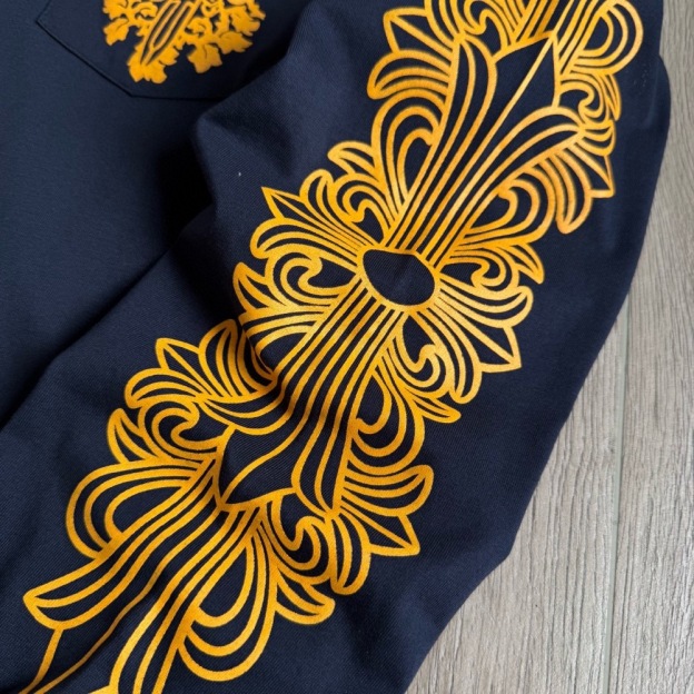 enhypen hyunjin inspired Chrome Hearts Cross Print tshirt