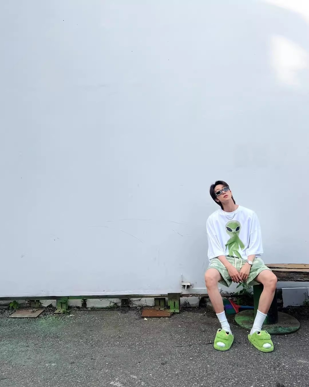 SEVENTEEN The8 Inspired Alien Graphic Tee Shirt-XuMinghao