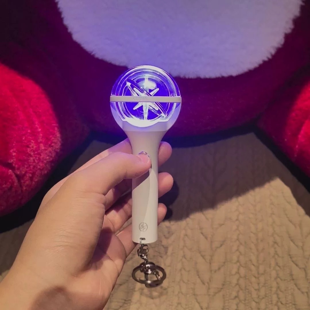 Katseye Inspired Mini Light Stick Keychain