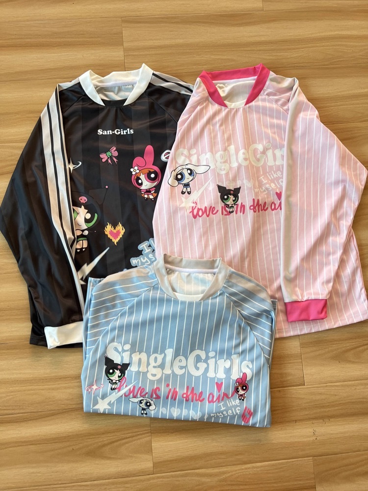 NewJeans Inspired Cartoon Powerpuff Girls Sleeveless Shirt