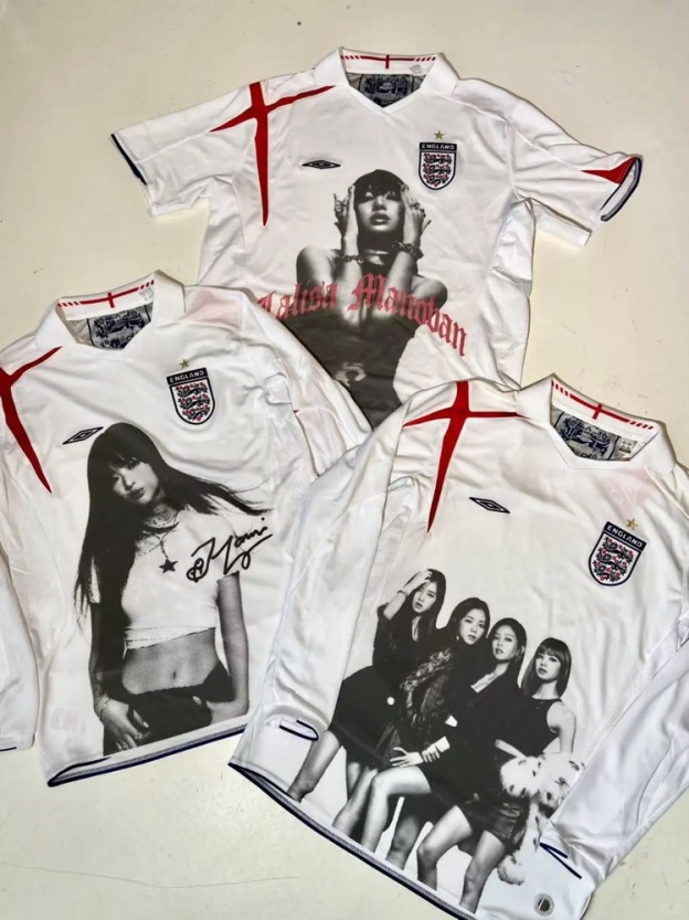 Blackpink Lisa-Inspired Custom England Remake Jersey