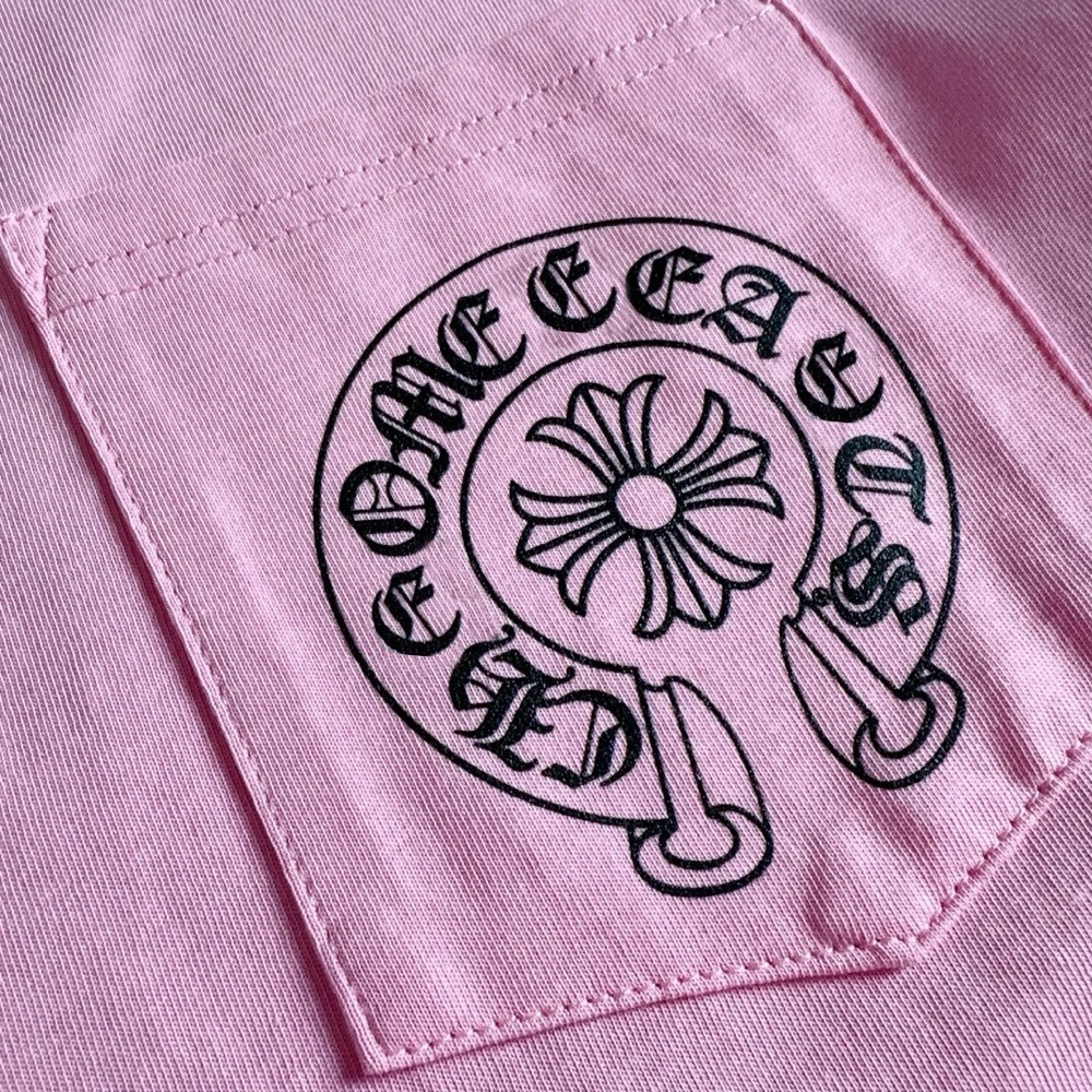CH Pink Limited Chrome Hearts inspired  Unisex Long Sleeve Tee