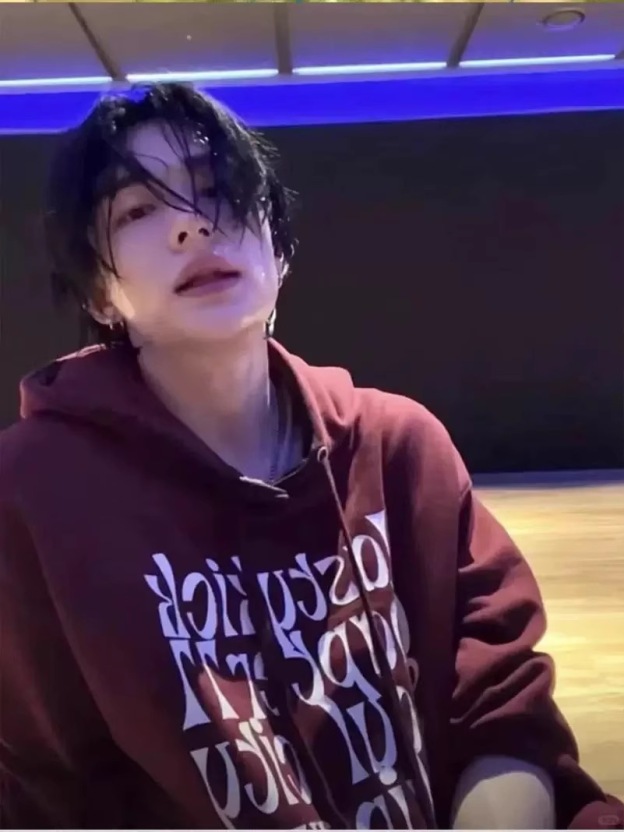 Stray Kids Hyunjin Letter-Print Hoodie