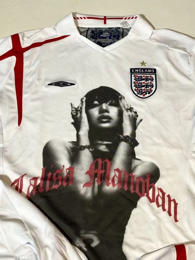 Blackpink Lisa-Inspired Custom England Remake Jersey